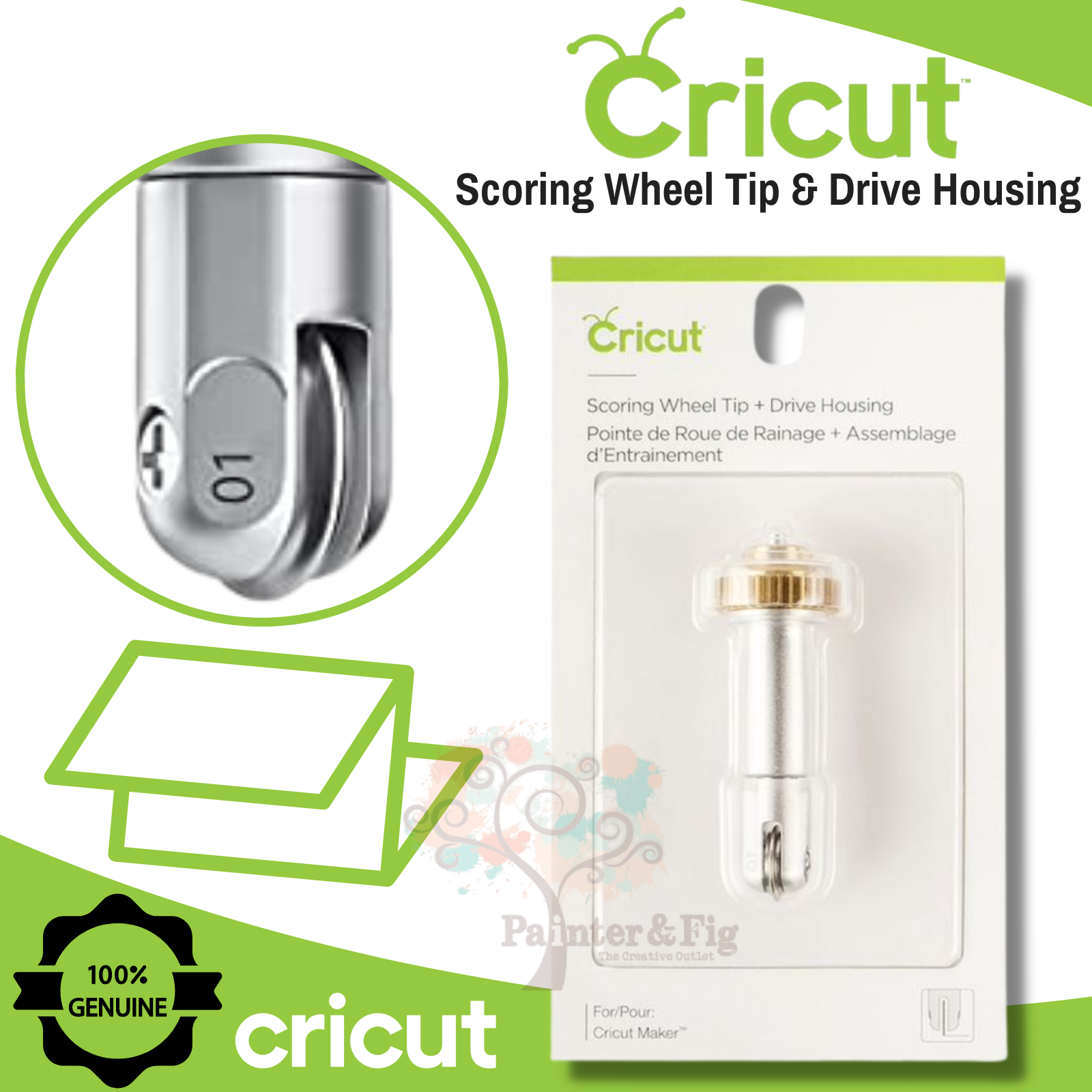 Cricut Scoring Wheel Tip Drive Housing 