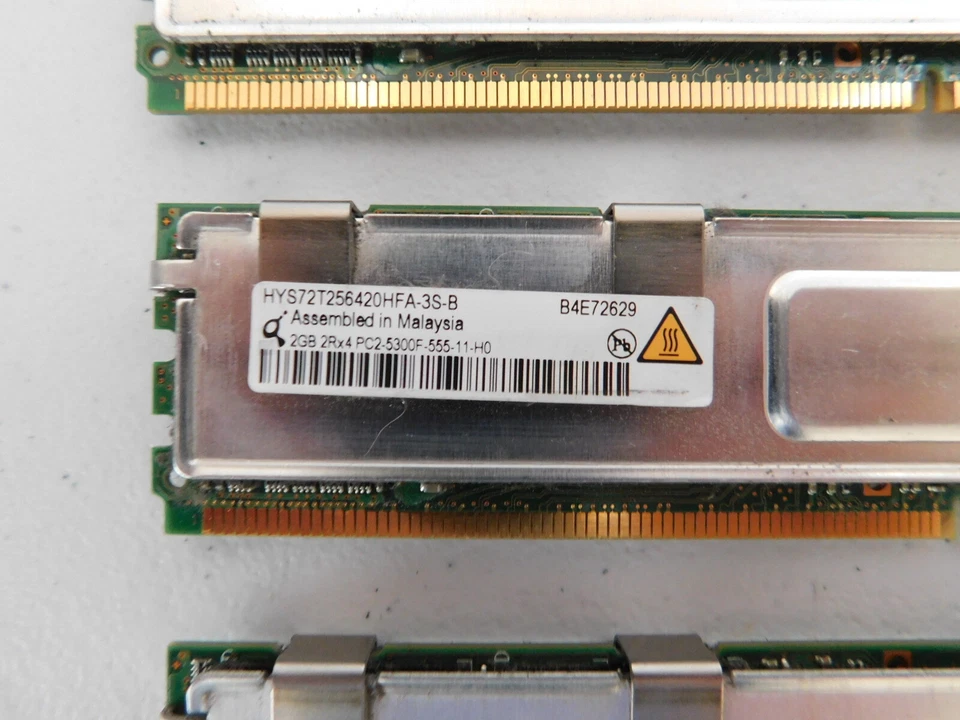 8GB (4x2GB) RAM Memory ECC Dell PowerEdge 2Rx4 PC2-5300 - Image 3 of 4