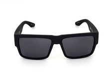 Polarized Spy Cyrus Sunglasses Matte Black Frame Smoke Tint Polarized Lens 6