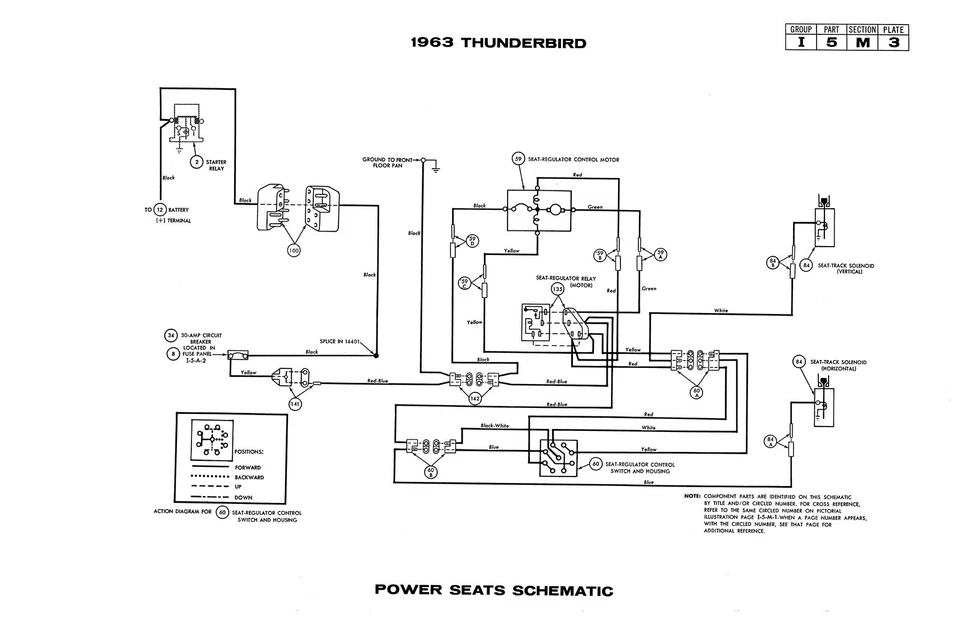 Ford 1963 coche de tamaño completo y Thunderbird diagramas de cableado manual - encuadernado en 11x17 pulgadas Foto 3 de 3