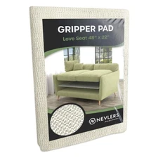 Nevlers Couch Grip Pad - 22" x 48" Loveseat Non Slip Pad - Easy to Clean & Trim