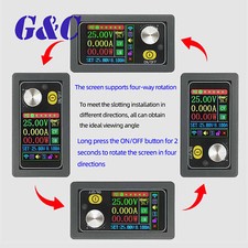 400W 8A DC-DC Buck Converter CC CV 0-50V Adjustable Regulated Power Supply