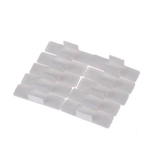 10Stk. Selbstklebender Stifthalter Bleistiftclip-Halter Desktop-festes Stiftetui