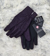 NWT LULULEMON MEN'S CITY KEEPER GLOVES L/XL BURGUNDY/ BLACK  78