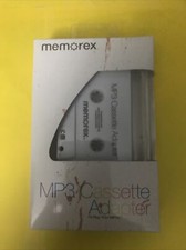 Memorex MP3 Auto Cassette Adapter Audio 3.5mm Jack iPod CD Player 4FT Cable BX78