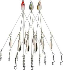 3 Pack Alabama Rig 5 Arms 4 Blades Umbrella Rig Fishing 21.5Cm Fish Lures Bait