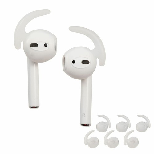 For Airpods 1 \u0026 2 Earbuds Ear Hooks Covers Anti-Lost Accessories 3-Pair  Clear | eBay