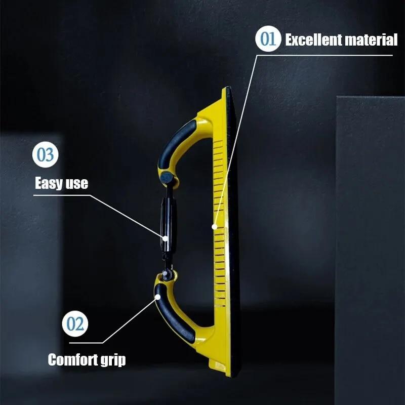 Hifeson 70x400mm Manual Sanding Block Sandpaper Machine Hand Grinding Holder Han