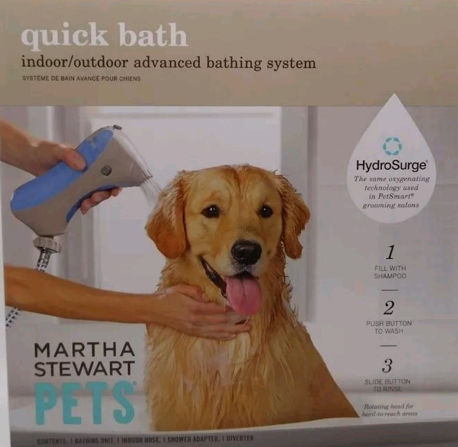 Martha Stewart Pet Quick Bath Indoor/Outdoor Advanced Bathing