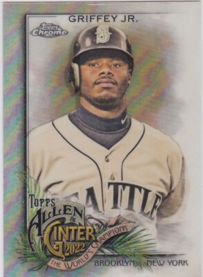 KEN GRIFFEY JR. Topps Chrome RARE $$ REFRACTOR Baseball Card 2022 ALLEN & GINTER | eBay KEN GRIFFEY JR. Topps Chrome RARE $$ REFRACTOR Baseball Card 2022 ALLEN & GINTER | eBay