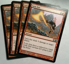 Mtg - Lava Axe x4 *Various Sets*