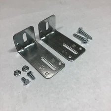 2 Jamb Bracket J-10 Garage Door w/ Lag & Track Bolt Overhead Replace Hardware#10