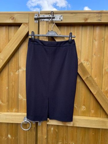 M&S Ladies Blazer & Skirt Suit Set Navy - Picture 3 of 9
