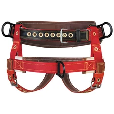 Weaver Arborist Saddle with 1 Floating Dee 2” Wide Nylon Leg Straps and Seat ...