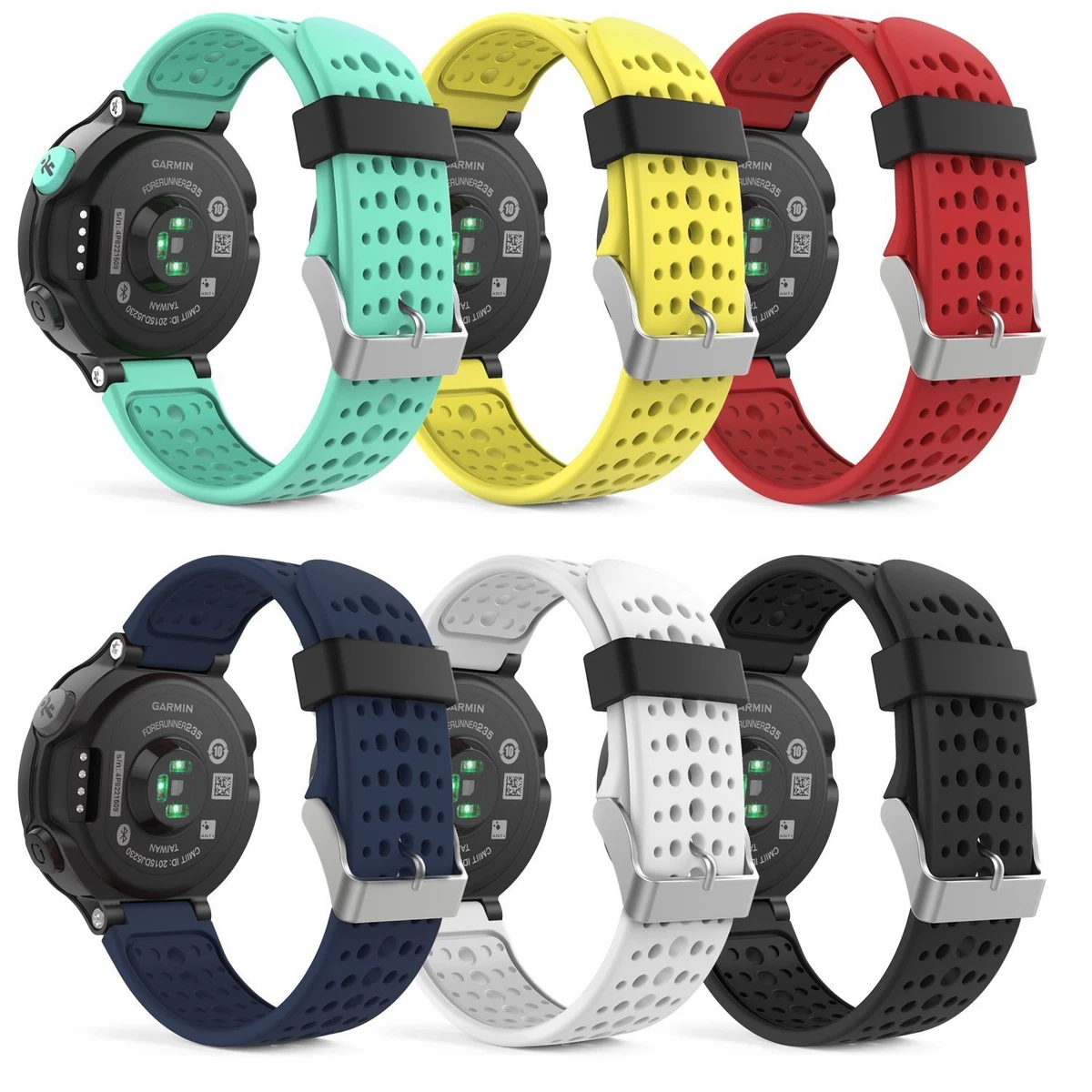 For Garmin Forerunner 235 fashion Bands Colorful Silicone Strap Bracelet  For Garmin Forerunner 220 230 235