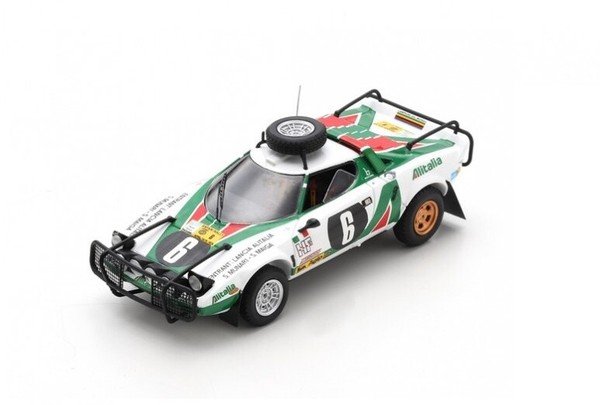 Spark Model Lancia Stratos Hf #6 Safari Rallye 1976 1:43 S9086-image