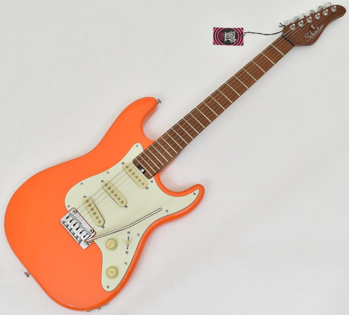 Schecter エレキギター オレンジ Schecter エレキギター オレンジ 楽器・機材