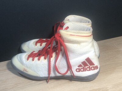 Adidas Adizero Varner 1 Wrestling Shoes Men s Size 6 Red & White - Rare
