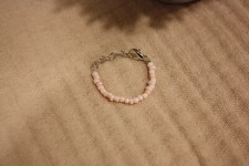 Hand-crafted adjustable beaded baby bracelet