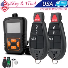 2 REMOTE KEY FOB PROGRAMMER 2013 2014 2015 2016 DODGE DART 56046771 M3N32297100