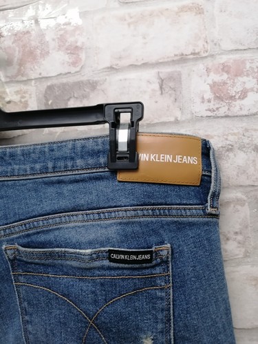 CALVIN KLEIN JEANS Low Rise Womens - Slim Skinny Jeans - Blue Wash - W34 L31 - Picture 15 of 21