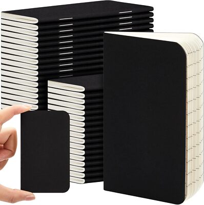 Outus Pocket Notebook Mini Journal 2.5'' X 4'' Kraft Paper Mini Notebooks Bulk