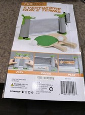 Funktion Everywhere Table Tennis Set w/ Net 2 All Weather Paddles 3 Balls NEW