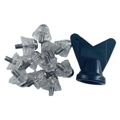 Lot De 12 Crampons De Rechange Pour Chaussures De Foot - 13 Mm Et 16 Mm - Nylon Et Aluminium