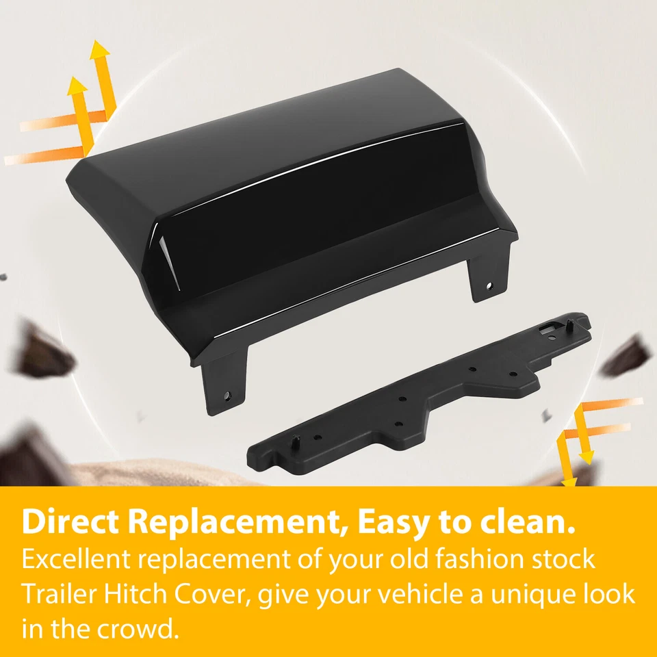 Juego de cubierta de enganche de repuesto negro para Chevrolet Suburban Tahoe 15 16 17 18 19 20 Foto 4 de 4