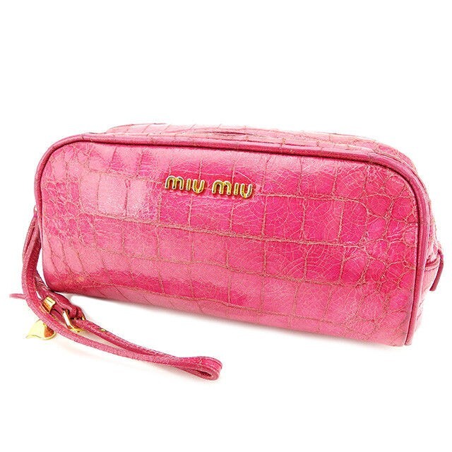 miumiu Pouch Bag Pink Woman Authentic Used T2823 JAPAN | eBay miumiu Pouch Bag Pink Woman Authentic Used T2823 JAPAN | eBay