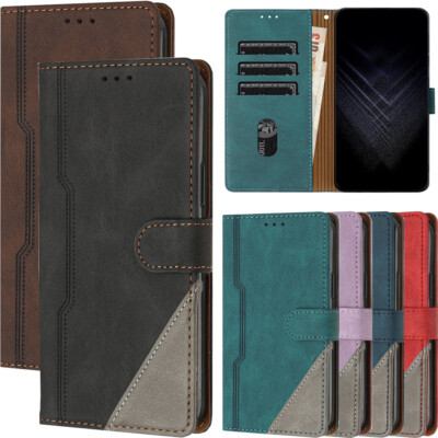 Für Oppo A78 A60 A58 A3 Find X8 Reno 13 Hülle Stoßfest Leder Wallet Flip Cover