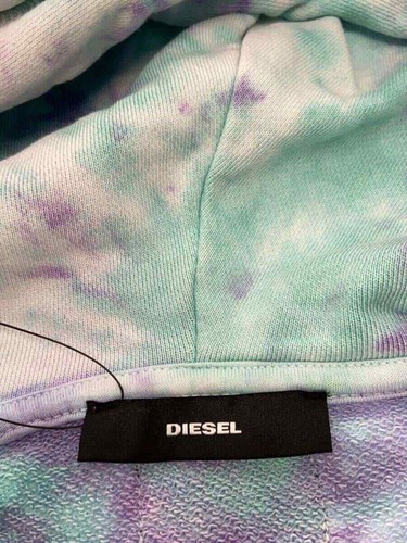 DIESEL Hoodie cotton green XS - Picture 3 of 6