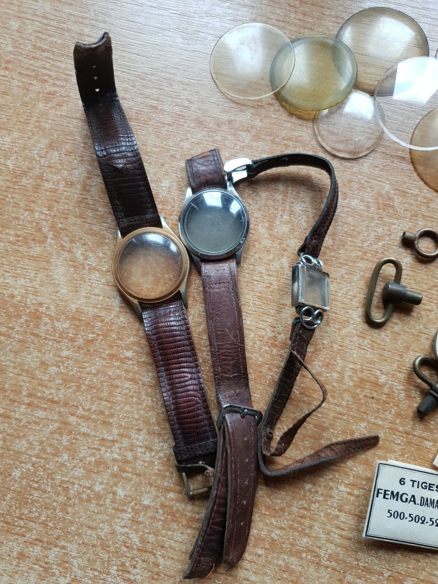 Tige De Remontoir Pour Montre Femga Dama 520 - Acier Argenté - NEUF Sans Boîte