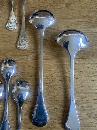 Rosenthal Asimmetria Couverts 90er Argenté 24 Pièces Couteaux Fork Cuillère Café - Photo 8 sur 22