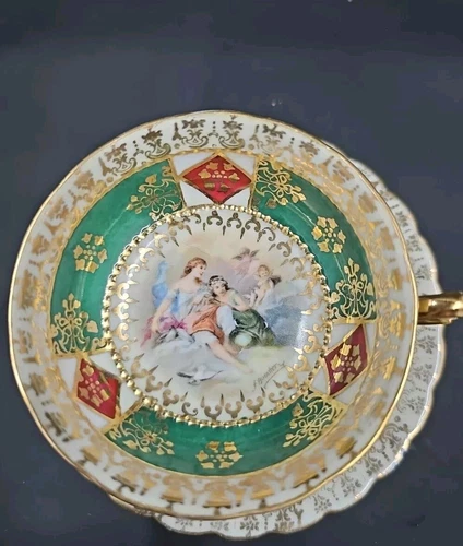 Royal Vienna Cup And Saucer By F Boucher