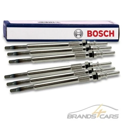 6x BOSCH GLÜHKERZE FÜR MERCEDES W203 W204 CLK CLS W211 W461 W164 W251 W221 W639