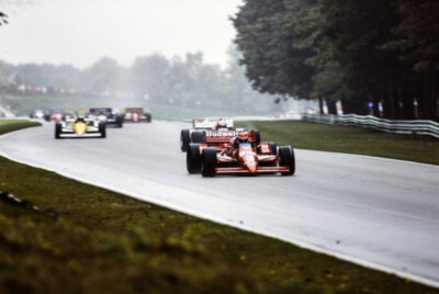 Bobby Rahal Truesports March 86C Cosworth leads the pack Indy Car 1986 Photo