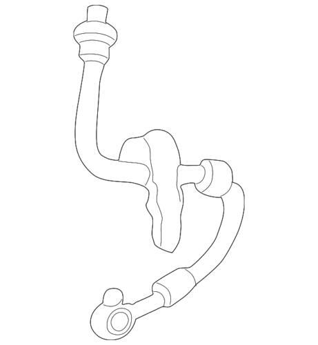 Juego de mangueras de freno delantero izquierdo para Honda (N/P 01465-S5A-J02)