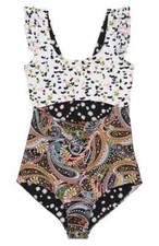 Maaji Girls Multi Opal Vanilla One-Piece Swimsuit L6702 Size 8