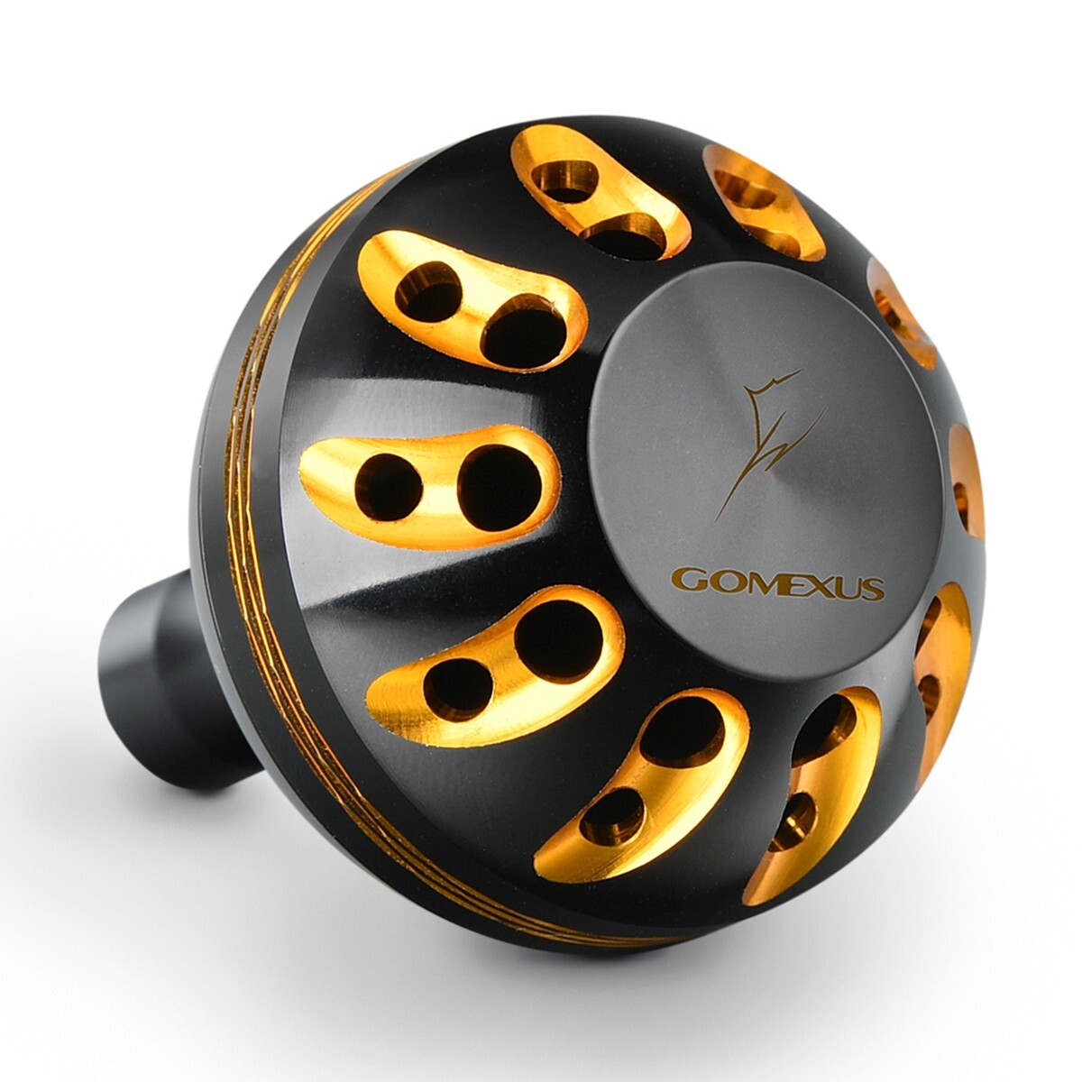 Bouton De Moulinet Gomexus Titane Noir 35 Mm - Pour Shimano A & Daiwa S