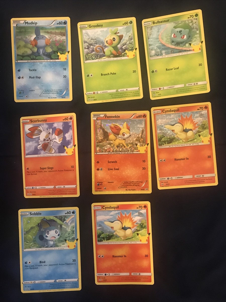 ポケモンカードゲーム pokemon McDonald's accessories 🔥 1ST GEN STARTER SET 25th ANNIVERSARY MCDONALDS PROMO 4