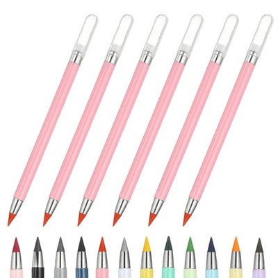6 Druckbleistifte für immer geschärft, 6er Set, rosa für Forever
