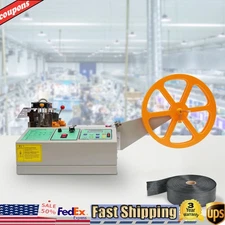 280W Hot&Cold Cutter Automatic Tape Cutting Machine For Cutting Leather Ribbon
