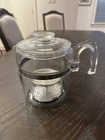 Pyrex Vintage Flameware 7759 Coffee Pot 9 Cup Percolator Carafe