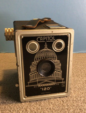 Vintage EXCELLENT CONDITION CAPITOL 120 Box Camera RARE