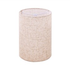 Linen Fabric Modern Drum 6"x 6"x10" Replacement Lampshade