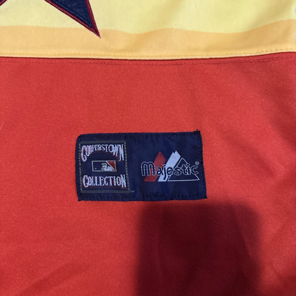 Vtg MLB Majestic Houston Astros Cooperstown Collection Jersey Men’s Sz Large - Image 3 of 4