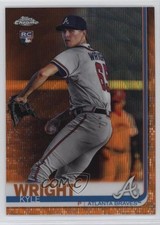 2019 Topps Chrome Orange Wave Refractor 16/25 Kyle Wright #120 ni4