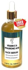 Hyaluronic Acid Vitamin C / Face Serum Hydrates Refreshes 3.38 fl oz