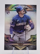 Topps Nick Loftin Kansas City Royals 2024 Triple Threads RC Rookie Card #130. rookie card picture